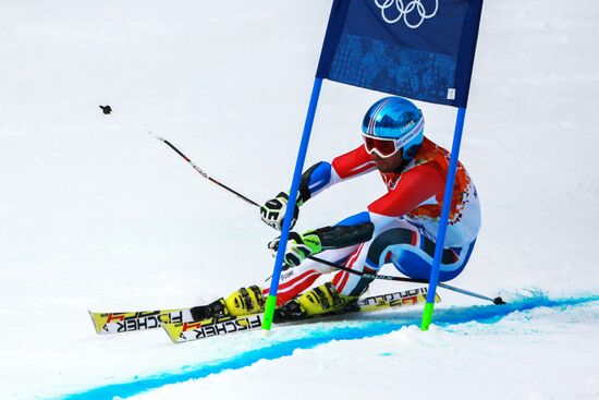 2014 Winter Olympics. Alpine skiing. Men. Giant slalom