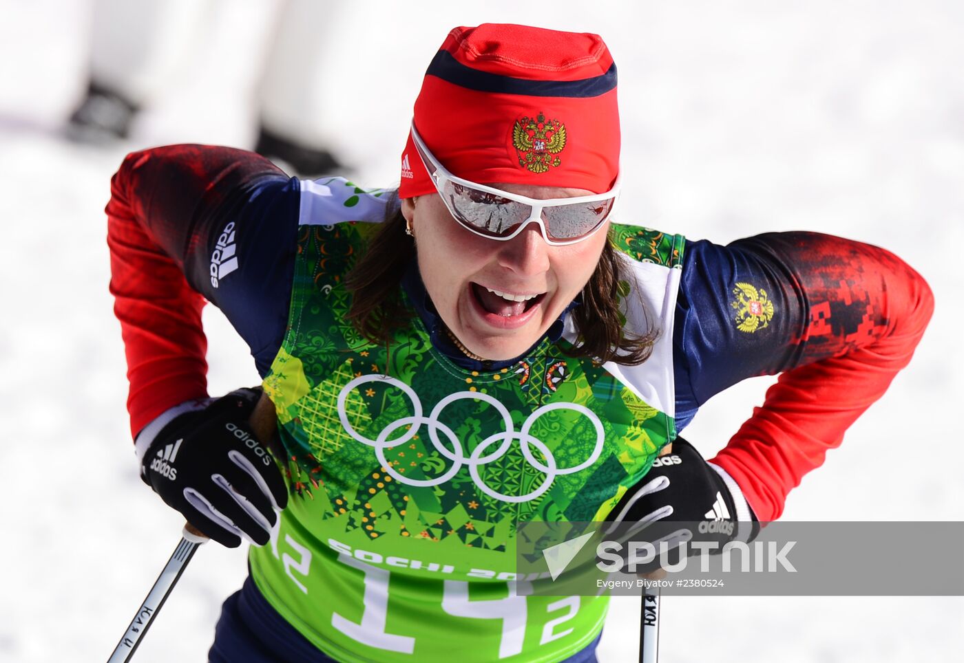 2014 Winter Olympics. Cross-country skiing. Women. Team sprint