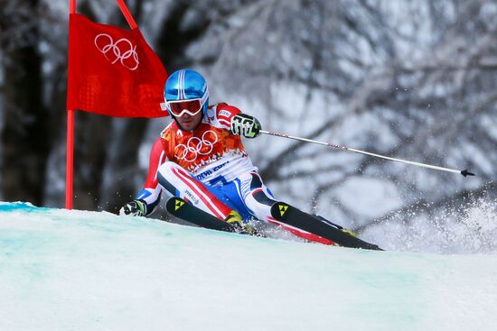2014 Winter Olympics. Alpine skiing. Men. Giant slalom