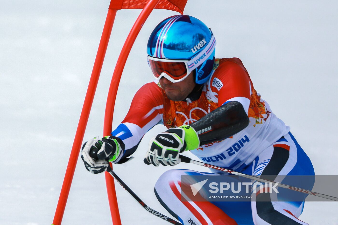2014 Winter Olympics. Alpine skiing. Men. Giant slalom