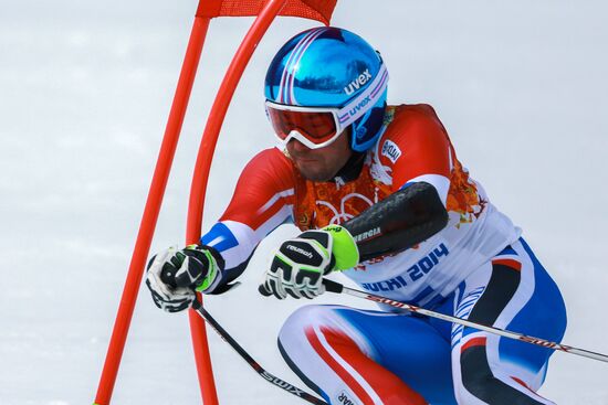 2014 Winter Olympics. Alpine skiing. Men. Giant slalom