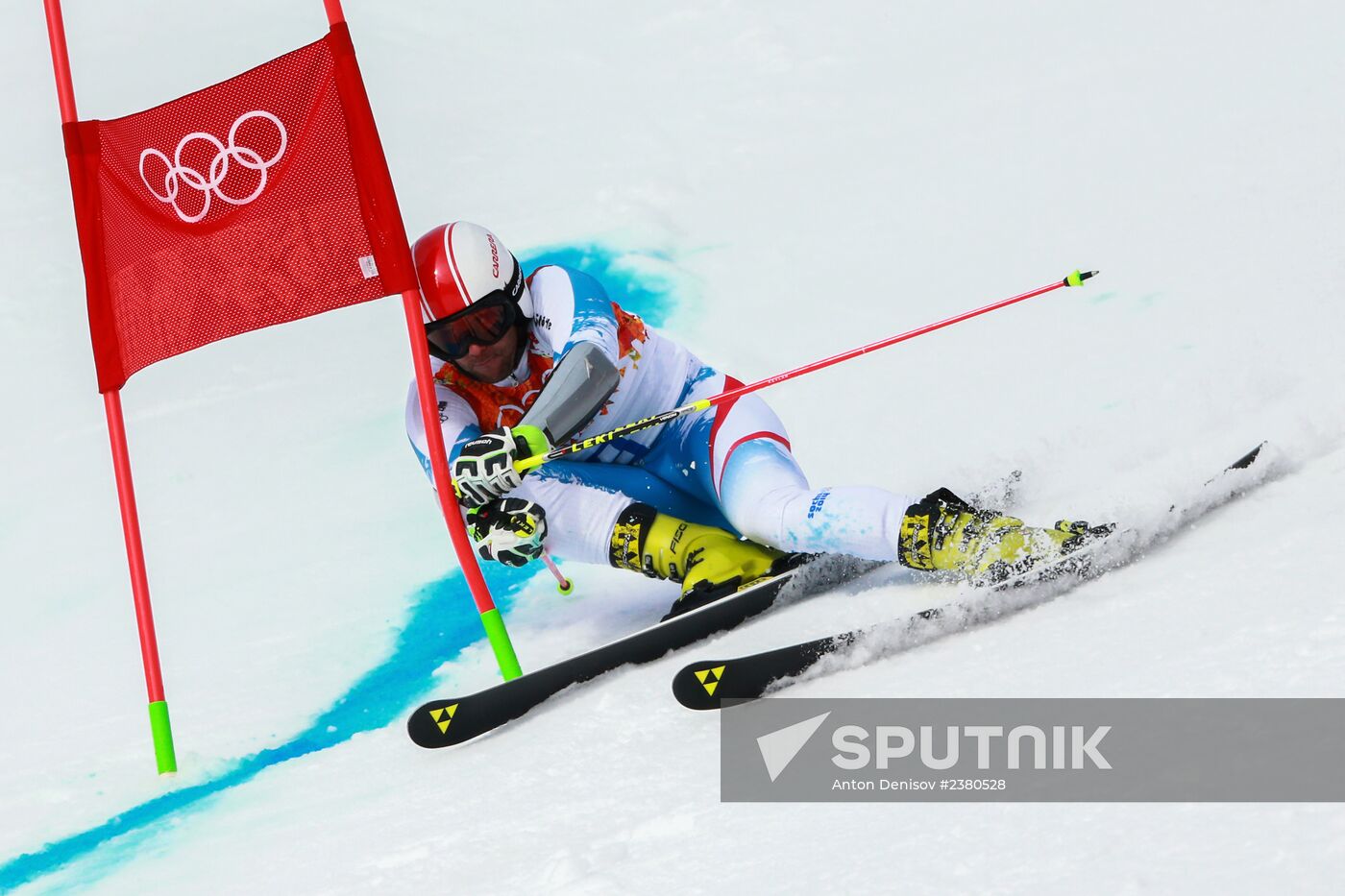 2014 Winter Olympics. Alpine skiing. Men. Giant slalom