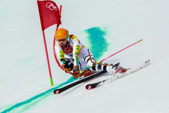 2014 Winter Olympics. Alpine skiing. Men. Giant slalom