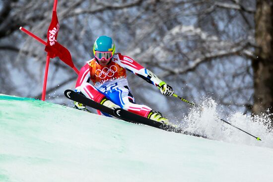 2014 Winter Olympics. Alpine skiing. Men. Giant slalom