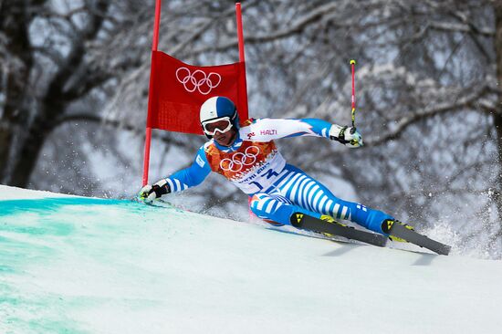 2014 Winter Olympics. Alpine skiing. Men. Giant slalom