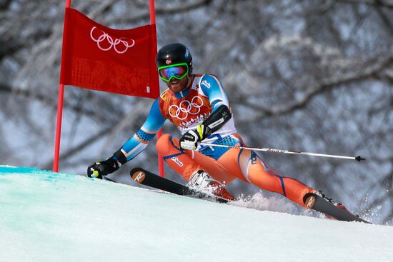 2014 Winter Olympics. Alpine skiing. Men. Giant slalom