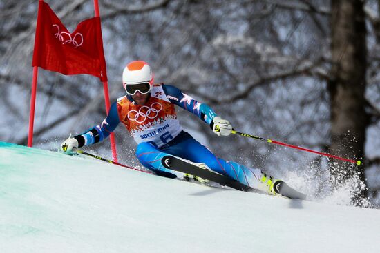2014 Winter Olympics. Alpine skiing. Men. Giant slalom