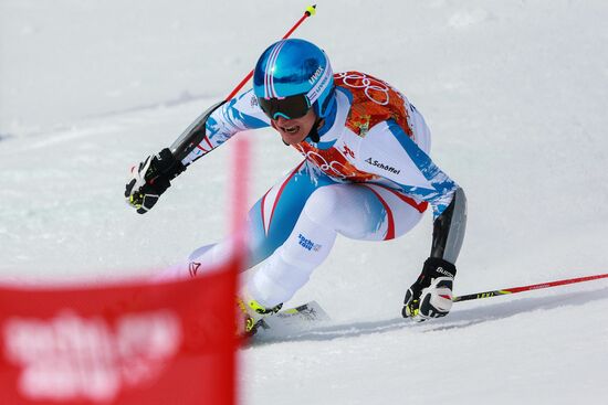 2014 Winter Olympics. Alpine skiing. Men. Giant slalom