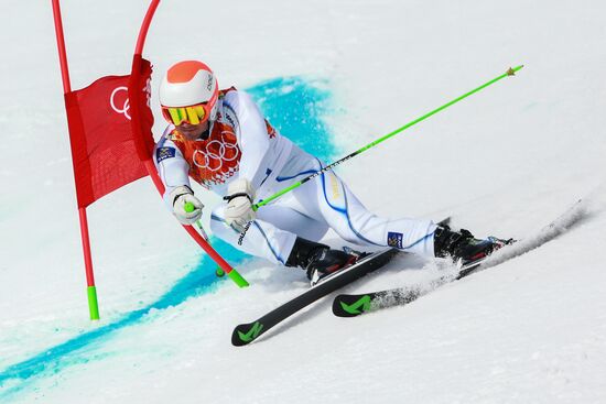 2014 Winter Olympics. Alpine skiing. Men. Giant slalom