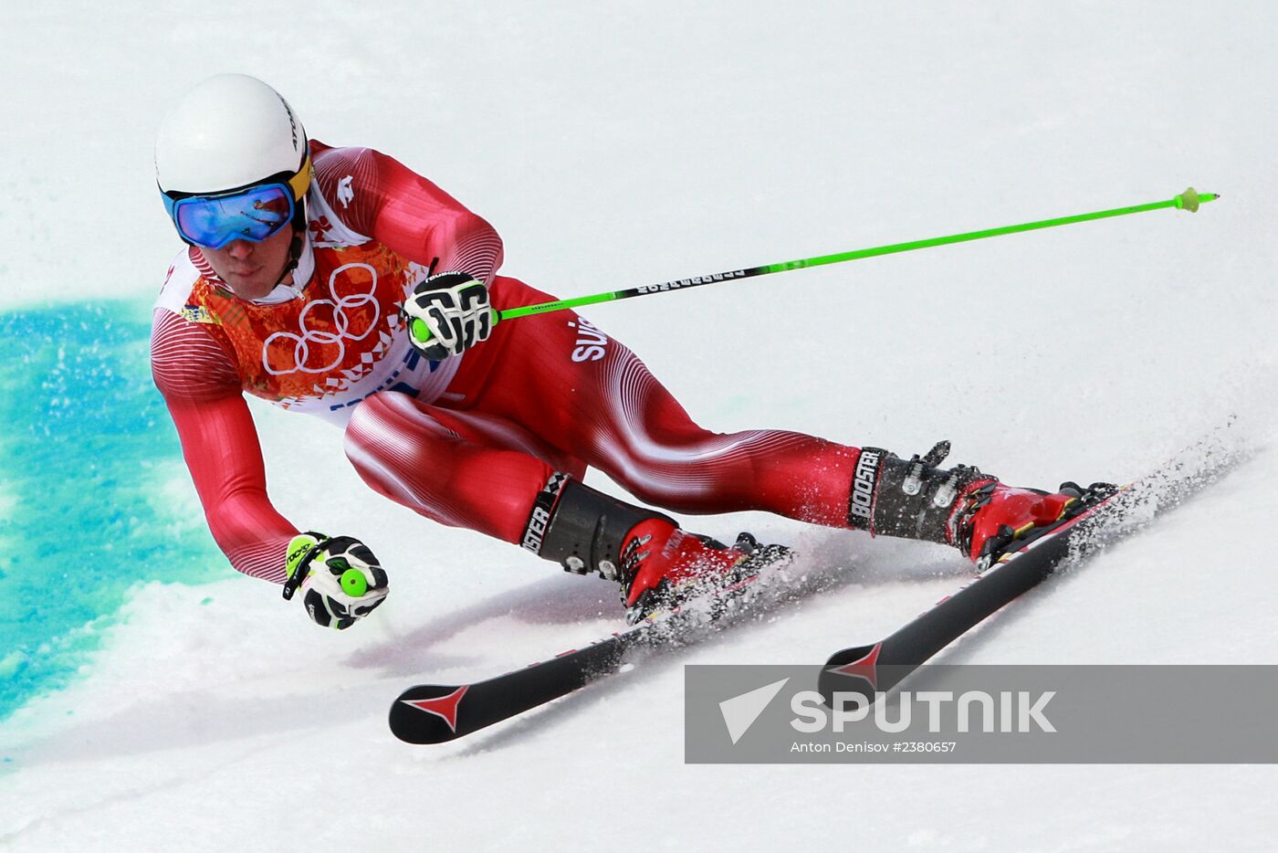 2014 Winter Olympics. Alpine skiing. Men. Giant slalom