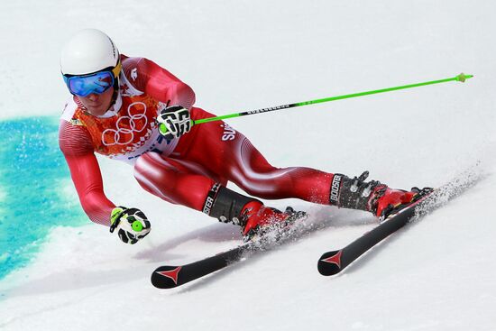 2014 Winter Olympics. Alpine skiing. Men. Giant slalom