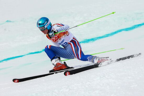 2014 Winter Olympics. Alpine skiing. Men. Giant slalom
