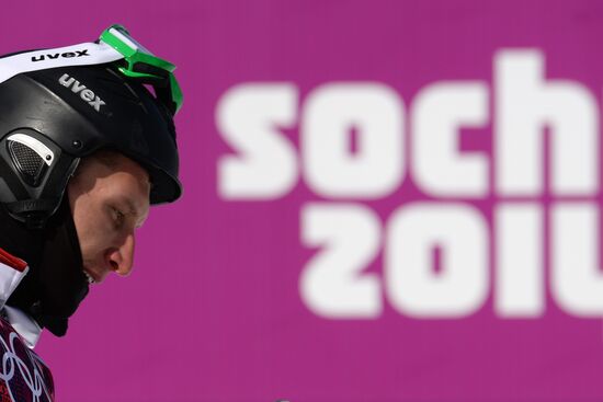 2014 Winter Olympics. Snowboarding. Men. Parallel giant slalom