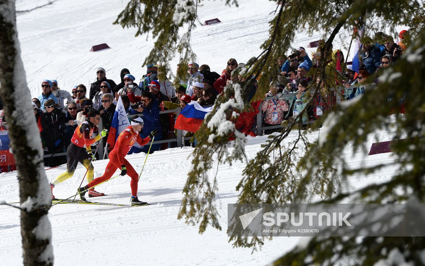 2014 Winter Olympics. Cross-country skiing. Men. Team sprint
