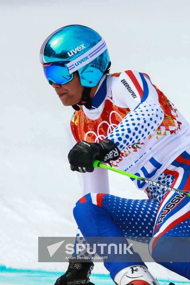 2014 Winter Olympics. Alpine skiing. Men. Giant slalom