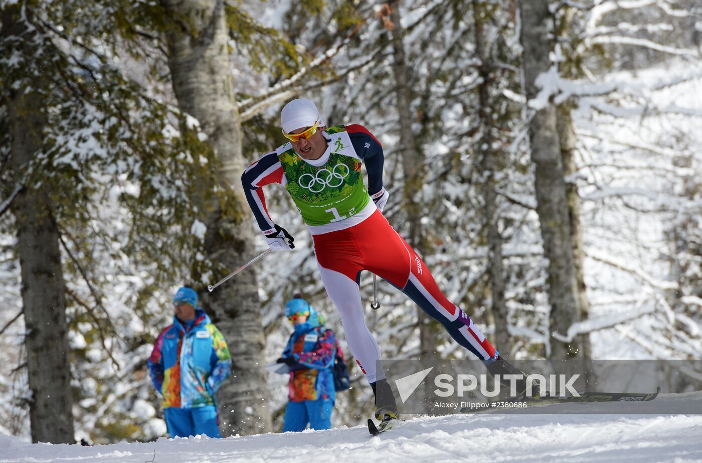 2014 Winter Olympics. Cross-country skiing. Men. Team sprint