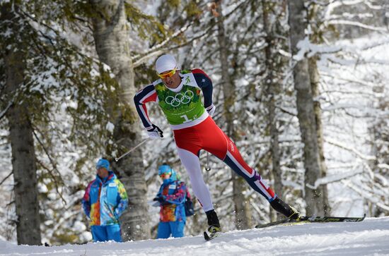 2014 Winter Olympics. Cross-country skiing. Men. Team sprint