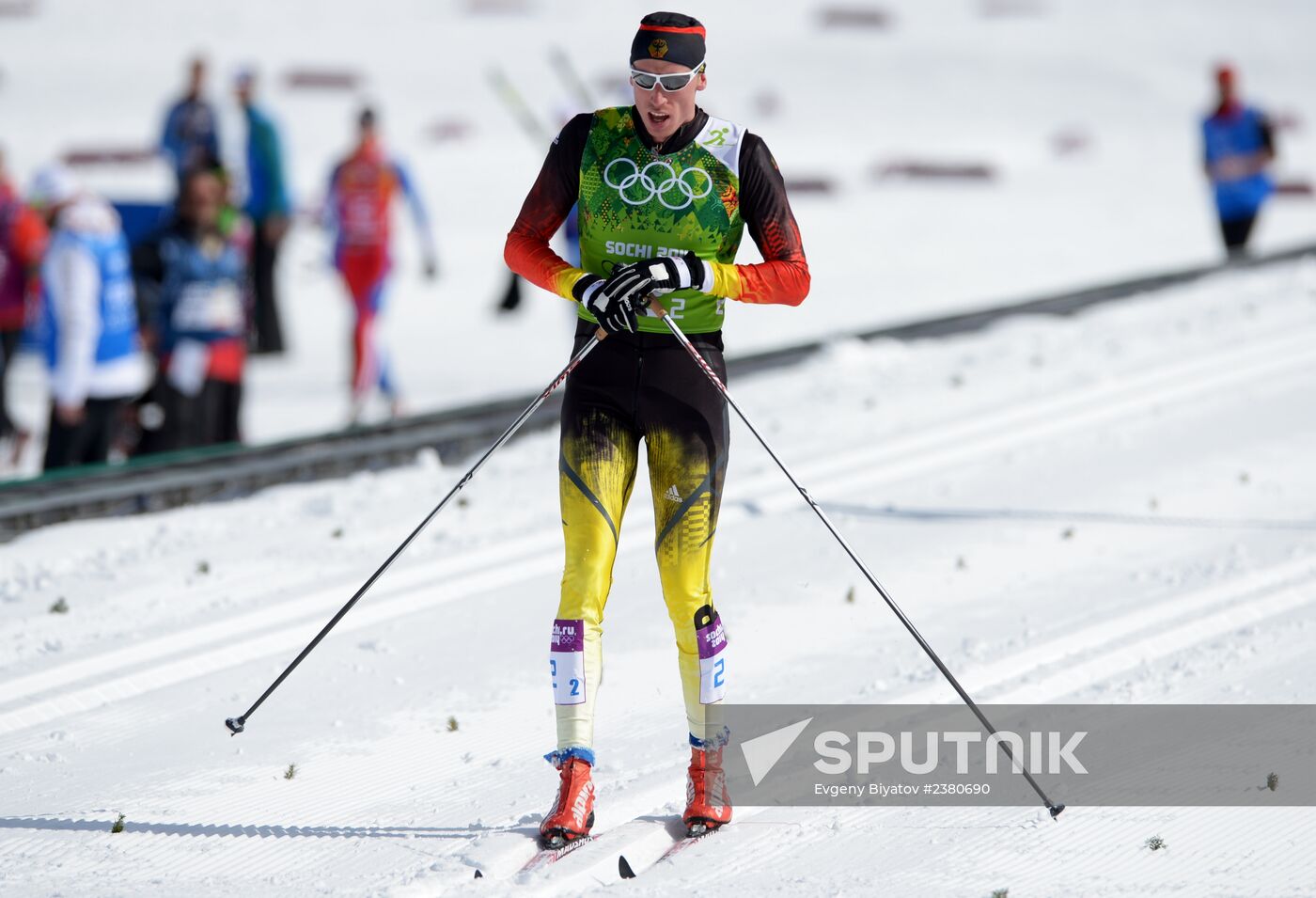 2014 Winter Olympics. Cross-country skiing. Men. Team sprint