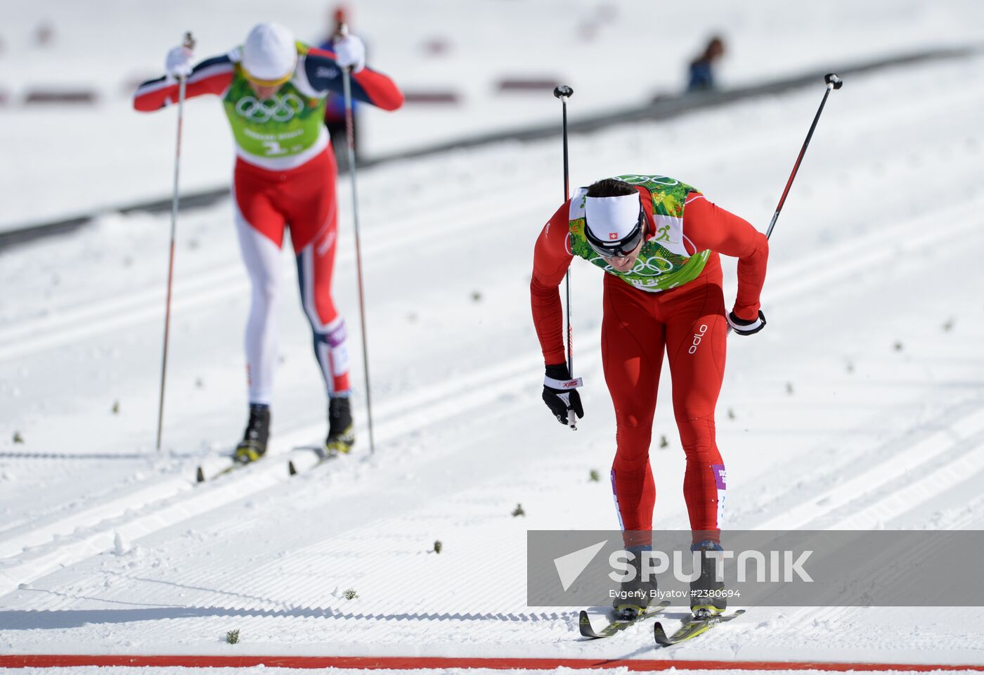 2014 Winter Olympics. Cross-country skiing. Men. Team sprint