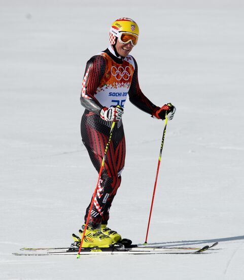 2014 Winter Olympics. Alpine skiing. Men. Giant slalom
