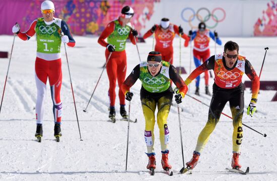 2014 Winter Olympics. Cross-country skiing. Men. Team sprint