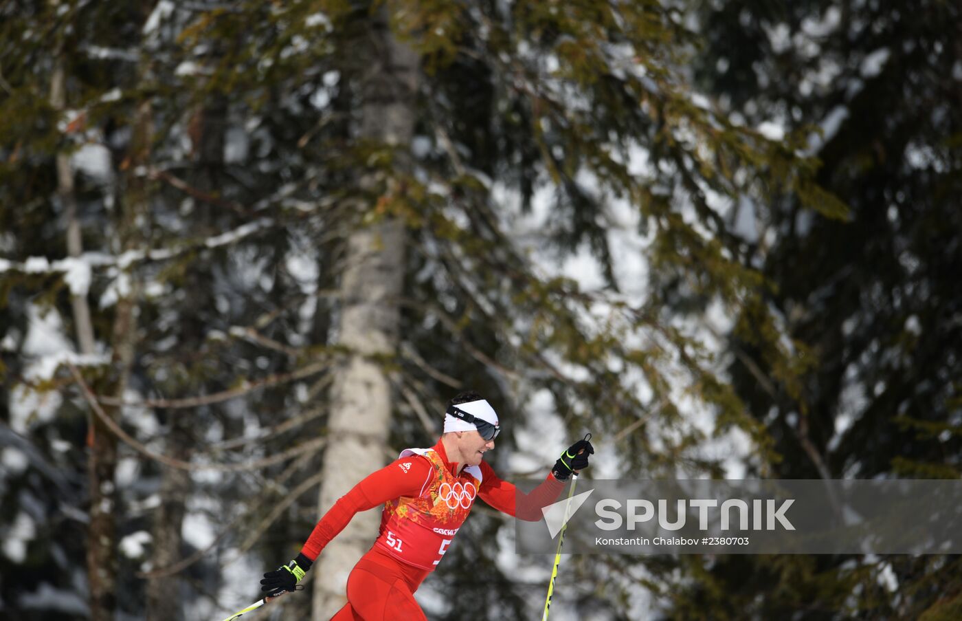 2014 Winter Olympics. Cross-country skiing. Men. Team sprint