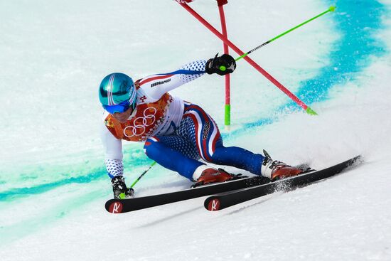 2014 Winter Olympics. Alpine skiing. Men. Giant slalom