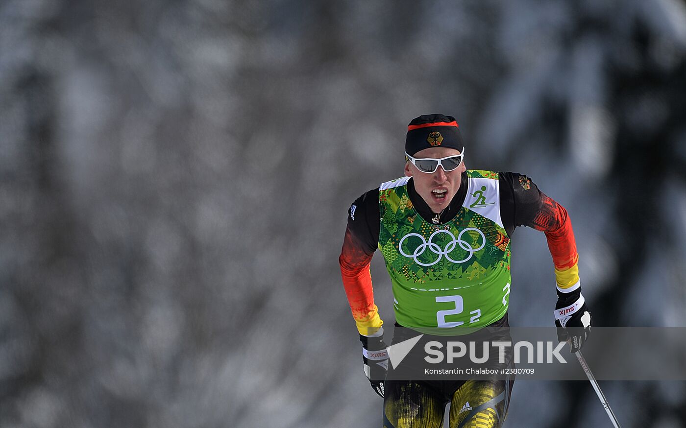 2014 Winter Olympics. Cross-country skiing. Men. Team sprint