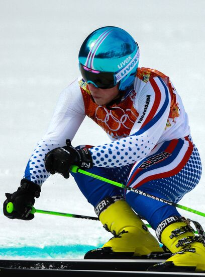 2014 Winter Olympics. Alpine skiing. Men. Giant slalom