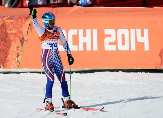 2014 Winter Olympics. Alpine skiing. Men. Giant slalom