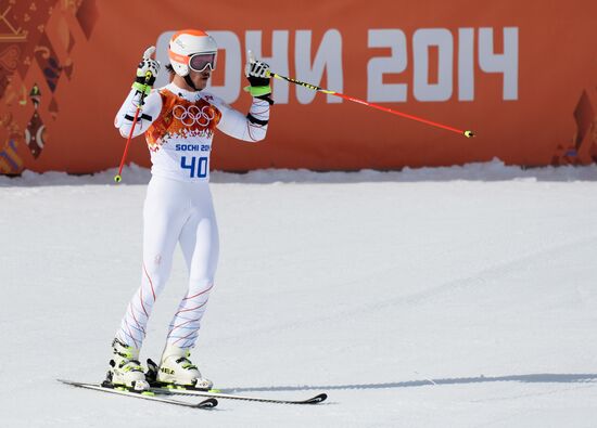2014 Winter Olympics. Alpine skiing. Men. Giant slalom