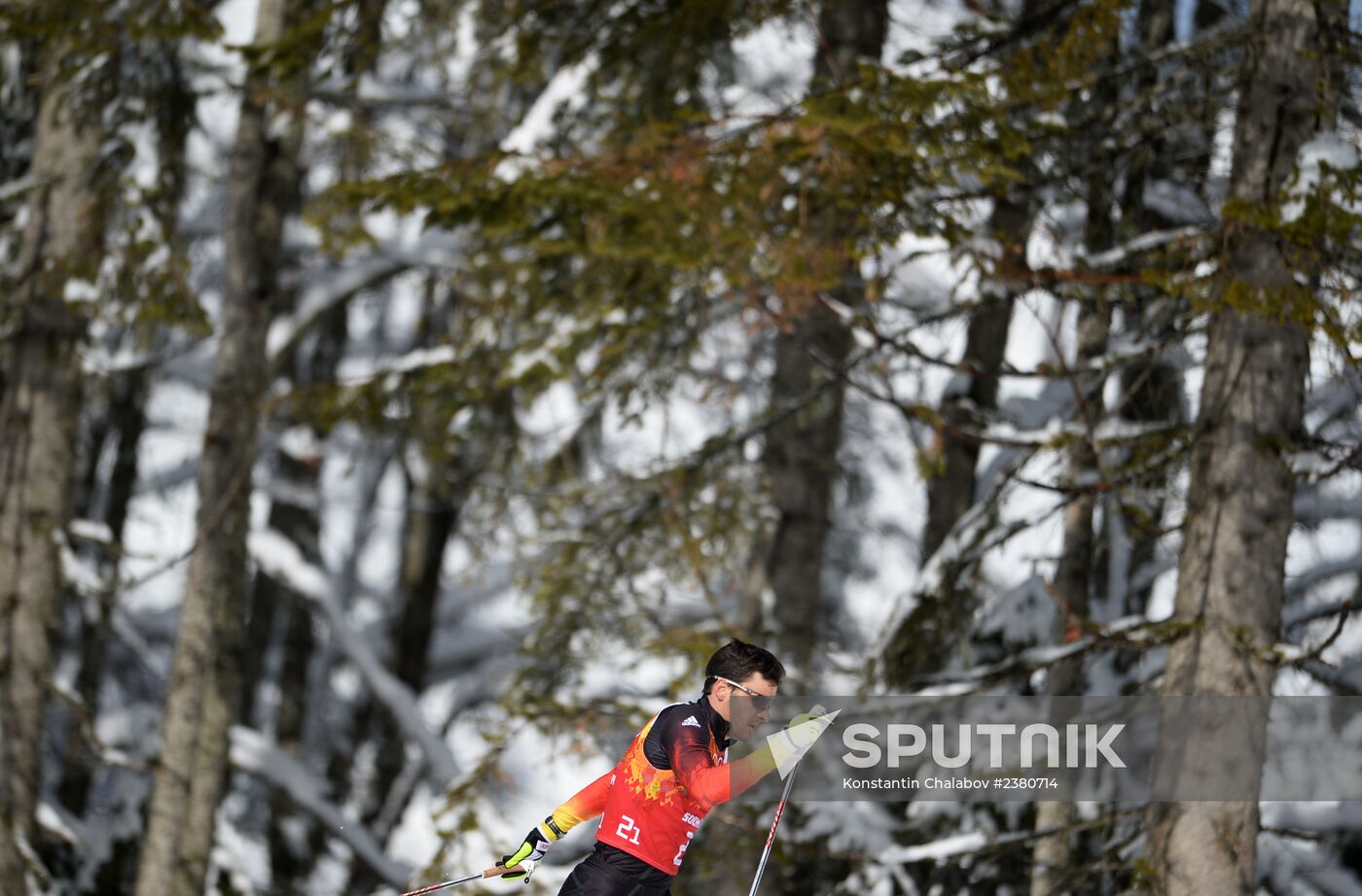 2014 Winter Olympics. Cross-country skiing. Men. Team sprint