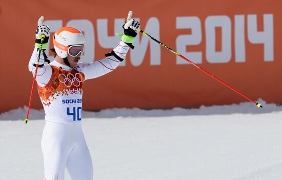 2014 Winter Olympics. Alpine skiing. Men. Giant slalom