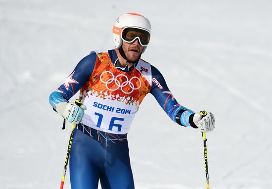 2014 Winter Olympics. Alpine skiing. Men. Giant slalom