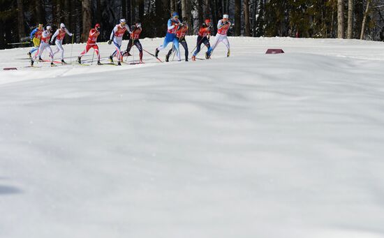 2014 Winter Olympics. Cross-country skiing. Men. Team sprint