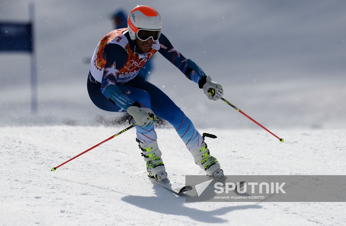 2014 Winter Olympics. Alpine skiing. Men. Giant slalom