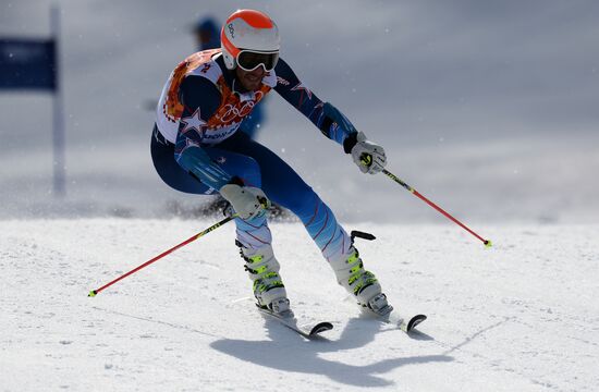 2014 Winter Olympics. Alpine skiing. Men. Giant slalom