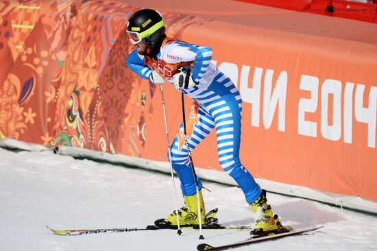 2014 Winter Olympics. Alpine skiing. Men. Giant slalom