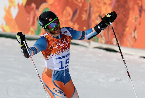 2014 Winter Olympics. Alpine skiing. Men. Giant slalom