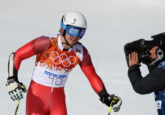 2014 Winter Olympics. Alpine skiing. Men. Giant slalom