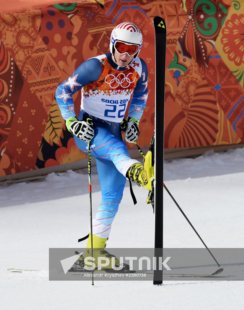 2014 Winter Olympics. Alpine skiing. Men. Giant slalom