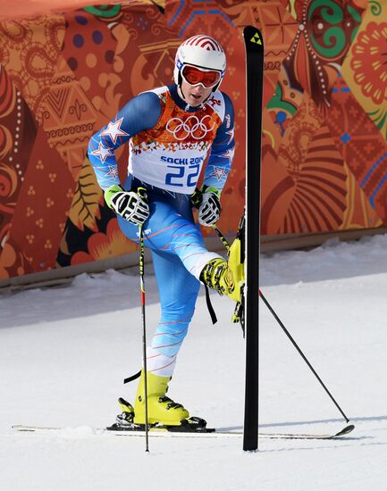 2014 Winter Olympics. Alpine skiing. Men. Giant slalom