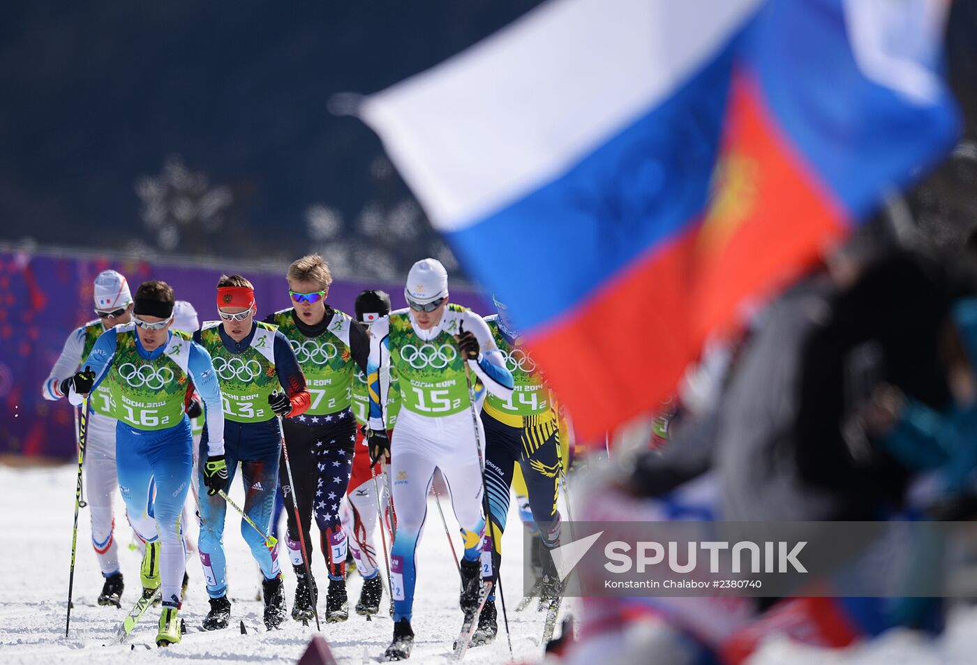 2014 Winter Olympics. Cross-country skiing. Men. Team sprint