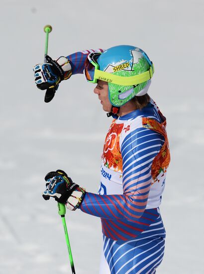 2014 Winter Olympics. Alpine skiing. Men. Giant slalom