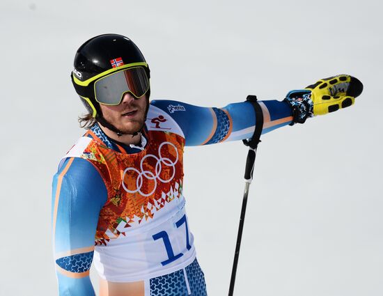 2014 Winter Olympics. Alpine skiing. Men. Giant slalom