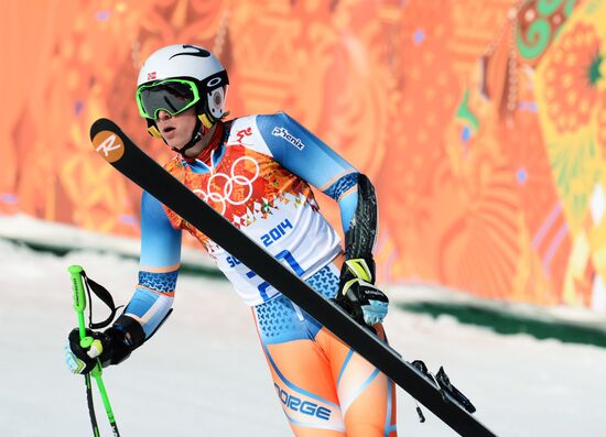 2014 Winter Olympics. Alpine skiing. Men. Giant slalom