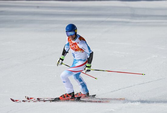 2014 Winter Olympics. Alpine skiing. Men. Giant slalom