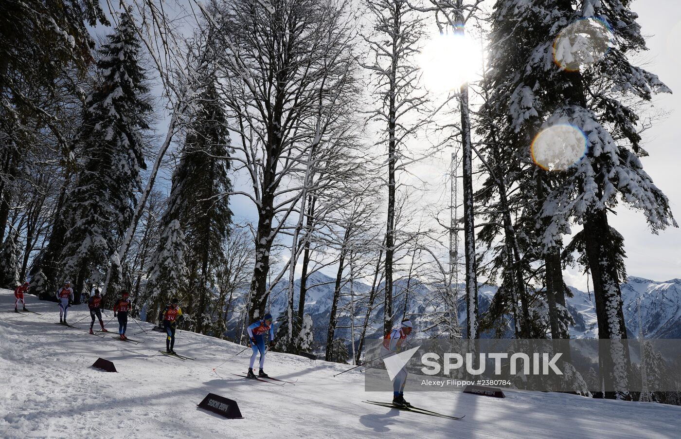 2014 Winter Olympics. Cross-country skiing. Men. Team sprint