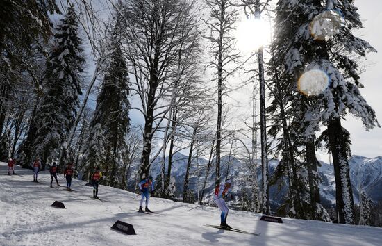 2014 Winter Olympics. Cross-country skiing. Men. Team sprint