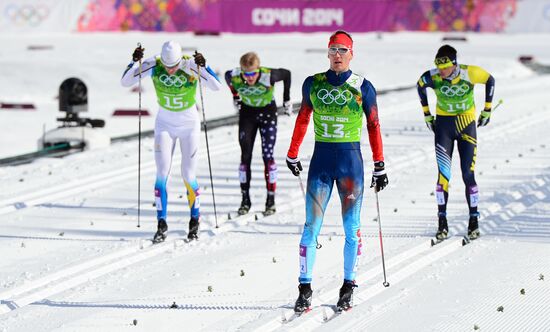 2014 Winter Olympics. Cross-country skiing. Men. Team sprint